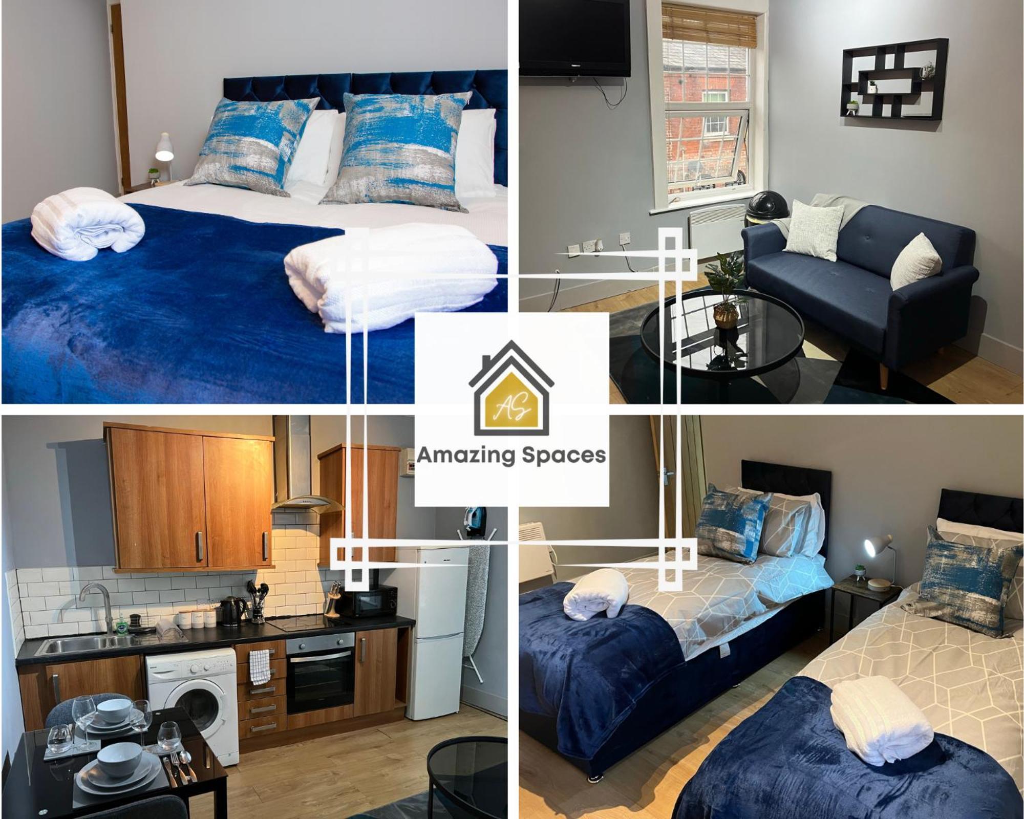 City Centre 2 Bed Flat Sleeps 3 For Work And Leisure With Free Wifi By Amazing Spaces Relocations Ltd Warrington  Zewnętrze zdjęcie